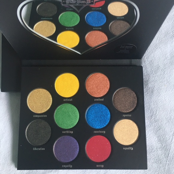 Kat Von D KVD Vegan Love Eyeshadow Palette BNIB - Picture 11 of 14